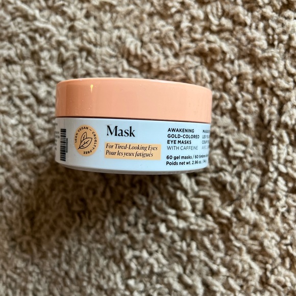 Arbonne Skincare Awakening Goldcolored Eye Masks With Caffeine